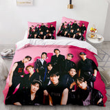 Carica l&#39;immagine nel visualizzatore Galleria, JYP Stray Kids Cosplay Set di Biancheria da Letto Copripiumini Trapuntati Set di Lenzuola