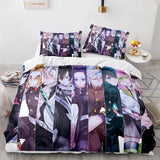 Load image into Gallery viewer, Japan Anime Demon Slayer Bedding Set Cosplay Duvet Cover Bed Sets