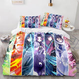 Load image into Gallery viewer, Japan Anime Demon Slayer Bedding Set Cosplay Duvet Cover Bed Sets