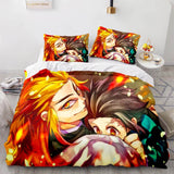 Load image into Gallery viewer, Japan Anime Demon Slayer Bedding Set Cosplay Quilt Cover