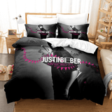 Carica l&#39;immagine nel visualizzatore Galleria, Justin Bieber Cosplay UK Bedding Set Quilt Copripiumino Lenzuola Set