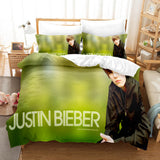 Carica l&#39;immagine nel visualizzatore Galleria, Justin Bieber Cosplay UK Bedding Set Quilt Copripiumino Lenzuola Set