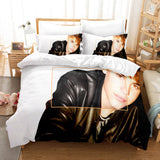 Charger l&#39;image dans la visionneuse de la galerie, Justin Bieber Cosplay UK Ensemble de literie Quilt Housse de couette Ensembles de draps de lit