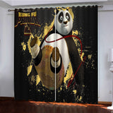 Load image into Gallery viewer, Kung Fu Panda The Dragon Knight Curtains Pattern Blackout Window Drapes