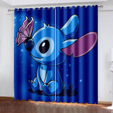 Load image into Gallery viewer, Lilo &amp; Stitch Curtains Blackout Window Drapes