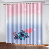 Load image into Gallery viewer, Lilo &amp; Stitch Curtains Blackout Window Drapes