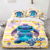 Load image into Gallery viewer, Lilo and Stitch Cosplay Kids Bedding Set Quilt Duvet Covers Bed Sets