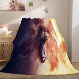 Load image into Gallery viewer, Lion King Blanket Soft Flannel Fleece Blanket Dunelm Bedding Blankets