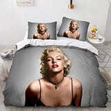 Carica l&#39;immagine nel visualizzatore Galleria, Marilyn Monroe Cosplay UK Set di biancheria da letto Copripiumini trapuntati Set da letto