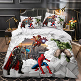 Charger l&#39;image dans la visionneuse de la galerie, Marvel Avengers Cosplay UK ensemble de literie housse de couette ensembles de lit