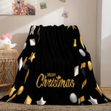 Load image into Gallery viewer, Merry Christmas Flannel Fleece Blanket Quilt Dunelm Bedding Blanket