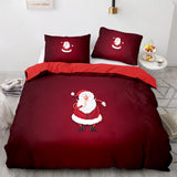 Load image into Gallery viewer, Merry Christmas Pattern Bedding Sets Quilt Cover Without Filler