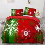 Load image into Gallery viewer, Merry Christmas Pattern Bedding Sets Quilt Cover Without Filler