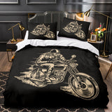 Load image into Gallery viewer, Motorcycle Pattern Bedding Set Quilt Cover Without Filler