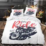 Load image into Gallery viewer, Motorcycles Pattern Bedding Set Quilt Cover Without Filler