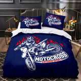 Load image into Gallery viewer, Motorcycles Pattern Bedding Set Quilt Cover Without Filler