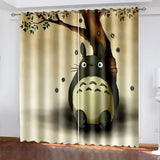 Load image into Gallery viewer, My Neighbour Totoro Curtains Pattern Blackout Window Drapes