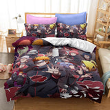 Load image into Gallery viewer, Naruto Kakashi Sasuke Itachi Bijuu Bedding Set Duvet Covers