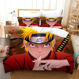 Load image into Gallery viewer, Naruto Kakashi Sasuke Itachi Bijuu Bedding Set Duvet Covers