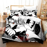 Load image into Gallery viewer, Naruto Kakashi Sasuke Itachi Bijuu Bedding Set Duvet Covers