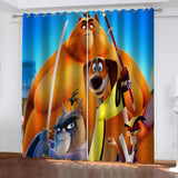 Load image into Gallery viewer, Paws of Fury The Legend of Hank Curtains Blackout Window Drapes