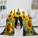 Load image into Gallery viewer, Pet Puppy Dogs Flannel Fleece Blanket Dunelm Bedding Quilt Blanket