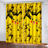 Load image into Gallery viewer, Pikachu Curtains Blackout Window Drapes