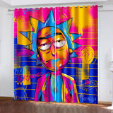 Load image into Gallery viewer, Rick and Morty Curtains Blackout Window Drapes