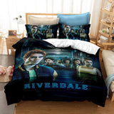 Carica l&#39;immagine nel visualizzatore Galleria, Riverdale TV Cosplay UK Set di biancheria da letto Copripiumino trapuntato Set di lenzuola