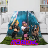 Carica l&#39;immagine nel visualizzatore Galleria, Coperta in pile di flanella Roblox