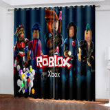 Load image into Gallery viewer, Roblox Curtains Blackout Window Drapes