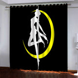 Load image into Gallery viewer, Sailor Moon Pattern Curtains Blackout Window Drapes
