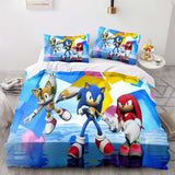 Load image into Gallery viewer, Sonic Pattern Bedding Set Quilt Cover Without Filler