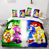 Load image into Gallery viewer, Sonic Pattern Bedding Set Quilt Cover Without Filler