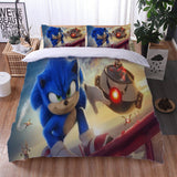 Carica l&#39;immagine nel visualizzatore Galleria, Set di biancheria da letto Sonic the Hedgehog 2 Set copripiumino trapuntato cosplay