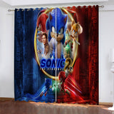 Load image into Gallery viewer, Sonic the Hedgehog Curtains Cosplay Blackout Window Drapes