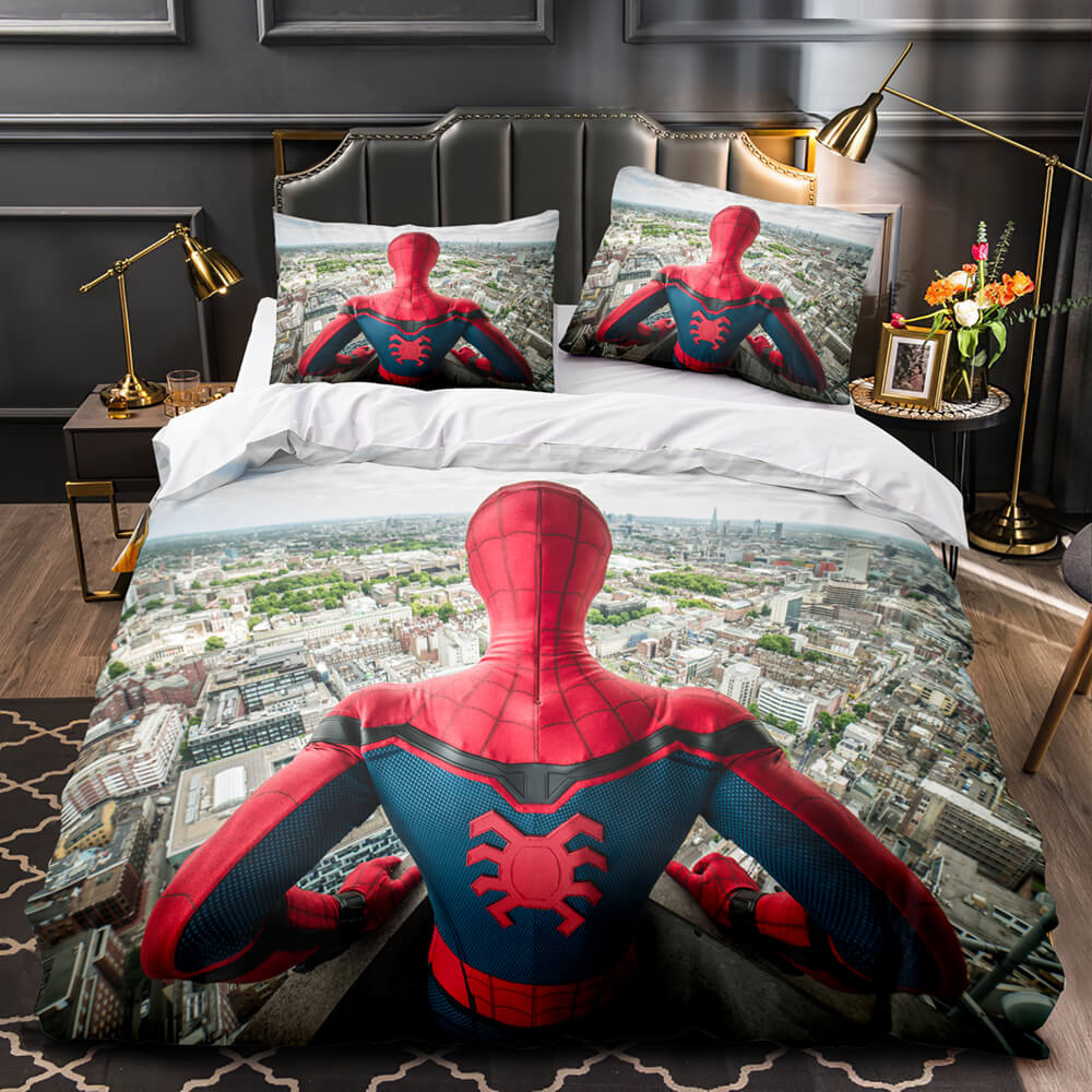 Set di biancheria da letto Spiderman Peter Parker Set di lenzuola copr –  ebuycosuk