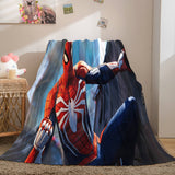 Load image into Gallery viewer, Spider Man Cosplay Flannel Fleece Blanket Throw Wrap Nap Quilt Blanket