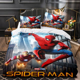 Carica l&#39;immagine nel visualizzatore Galleria, Set biancheria da letto Marvel Spiderman Set copripiumino