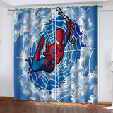 Load image into Gallery viewer, Comics Spider-Man Curtains Pattern Blackout Window Drapes