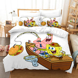 Laden Sie das Bild in den Galerie-Viewer, SpongeBob Schwammkopf Kinderbettwäsche-Set, Bettbezug