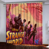 Load image into Gallery viewer, Strange World Curtains Pattern Blackout Window Drapes