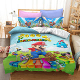 Load image into Gallery viewer, Super Mario Bedding Sets Pattern Quilt Cover Without Filler