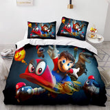 Carica l&#39;immagine nel visualizzatore Galleria, Set biancheria da letto Super Mario Set copripiumino