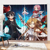Load image into Gallery viewer, Sword Art Online Curtains Blackout Window Drapes for Room Decoration