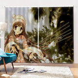 Load image into Gallery viewer, Sword Art Online Curtains Blackout Window Drapes for Room Decoration