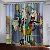 Load image into Gallery viewer, The Cuphead Show Curtains Blackout Window Drapes