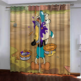 Load image into Gallery viewer, The Cuphead Show Curtains Pattern Blackout Window Drapes