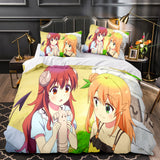 Load image into Gallery viewer, The Demon Girl Next Door 2nd Season Bedding Set Quilt Duvet Cover Bed Sets