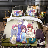 Laden Sie das Bild in den Galerie-Viewer, The Demon Girl Next Door 2. Staffel Bettwäsche-Set Quilt Bettbezug Bett-Sets